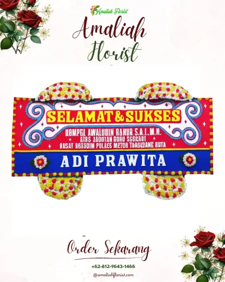 Papan Bunga Ucapan Selamat Sidokerto
